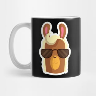 Cool looking Llama with sunglasses Mug